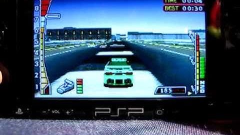 GPSP running on PSP 3004 with HBL r107