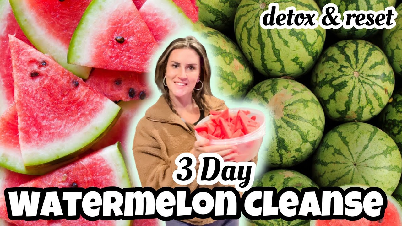 3 DAY WATERMELON CLEANSE I ATE NOTHING BUT WATERMELON 🍉 MONO FASTING