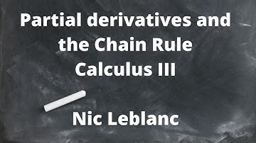 Partial derivatives