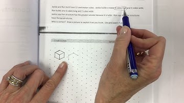 Eureka math grade 5 module 5 lesson 1 application problem and introduction to drawing 3-D