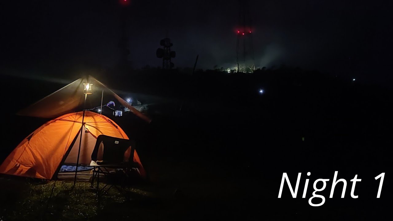 4K SOLO Camping | Philippines | Mt. Banoy | Sounds of Nature | SILENT VLOG