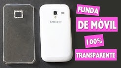 DIY | Haz una Funda DE MÓVIL 100% TRANSPARENTE - Manualidades super fáciles - manualidadesconninos