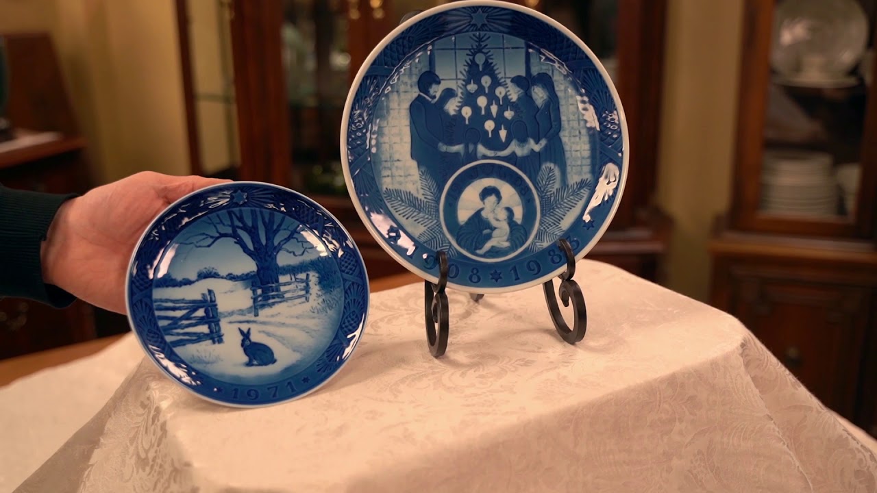 Hidden Treasures: Danish Blue Christmas Plates