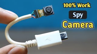 Usb Spy mini Camera || How to make Real Spy Cctv Camera - with old Mobile Camera