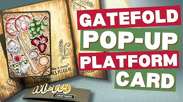 Uitvouwbare pop-up platformkaart | GEEN MATRIJZEN NODIG!