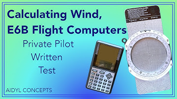 Calculating Wind with E6B, Private Pilot Written Test Practice Question