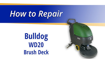 How to Replace the Brush Deck on the Bulldog WD20