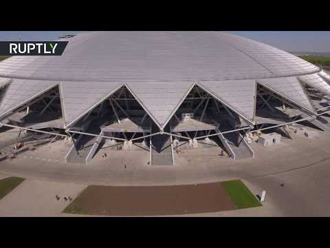 Bird's eye view of Samara Arena ahead of World Cup 2018