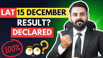 LAT TEST 2024 RESULT DECLARED | THE LAW CHANNEL