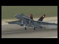 #swiss001landing f-18 52 fpm