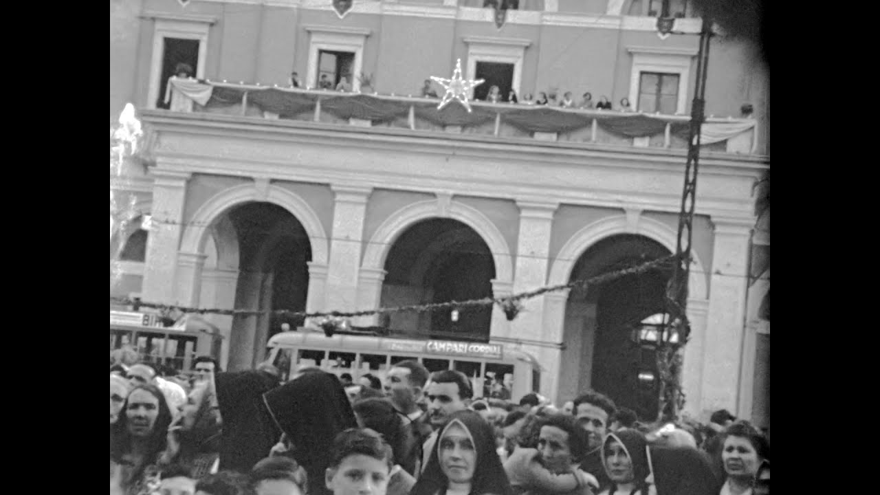 Pellegrinaggio della Madonna - Mons. Vianello - Perugia | Documentario (1950)