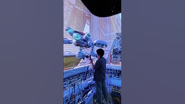 Do you feel 3D in this video #leddisplay #factory