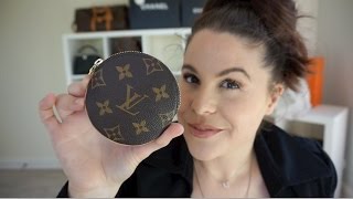 louis vuitton round coin purse