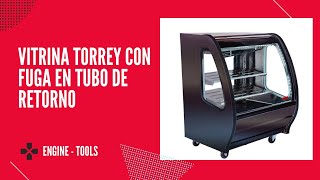 VITRINA COMERCIAL MARCA TORREY CON FUGA INTERNA// como lo reparamos quedate y descubrelo.