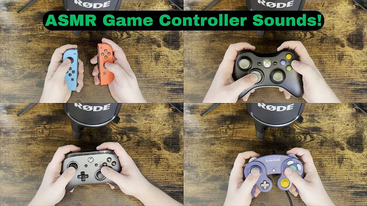 ASMR Controller Sounds (XBOX, GameCube, Wii & More!)