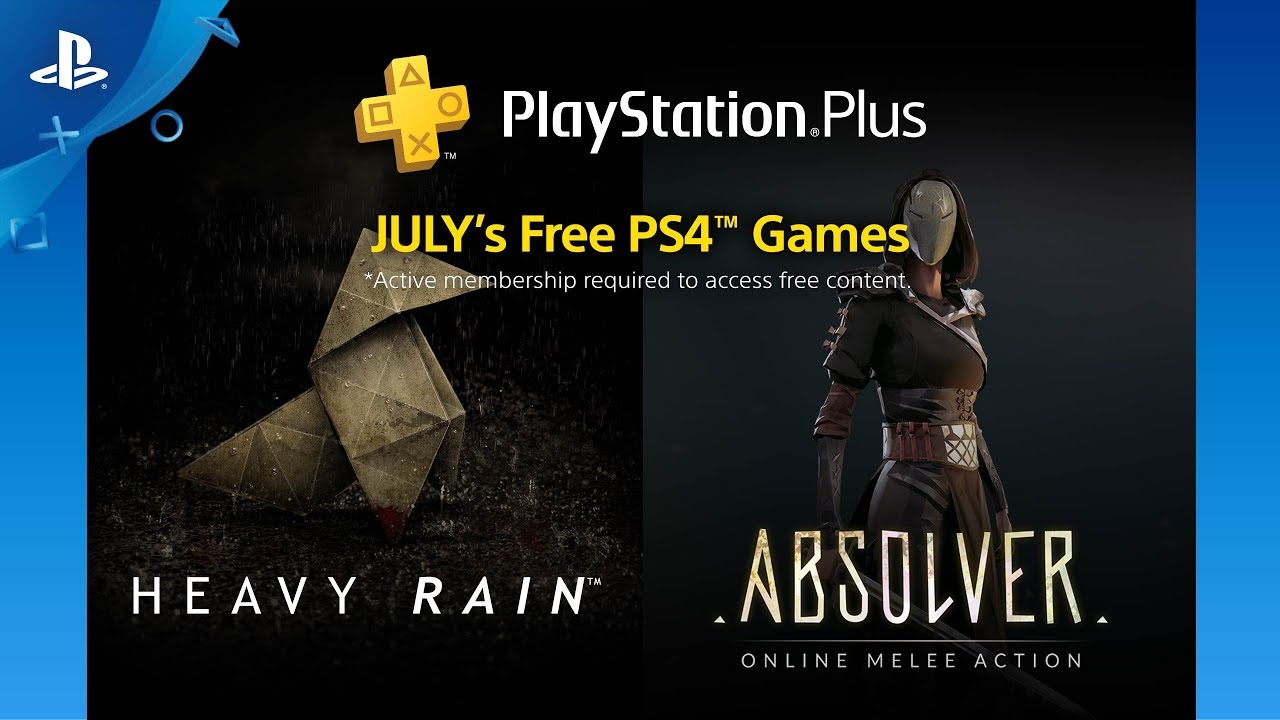 Free PS4 PS Plus Games For July 2018 Now Available