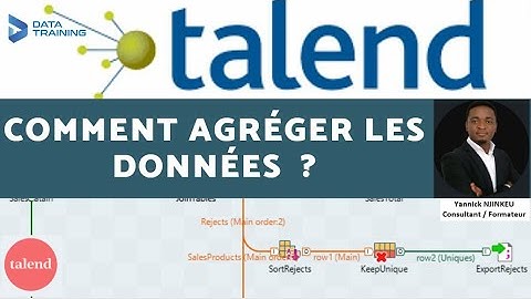 56-Tuto TALEND : Comment agréger les données avec le composant tAggregateRow ?