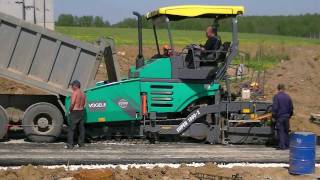 Asphalt paving 2011: Vögele Super 1800-2, Ammann AV85-2,Ammann AV115-2,Ammann AP240