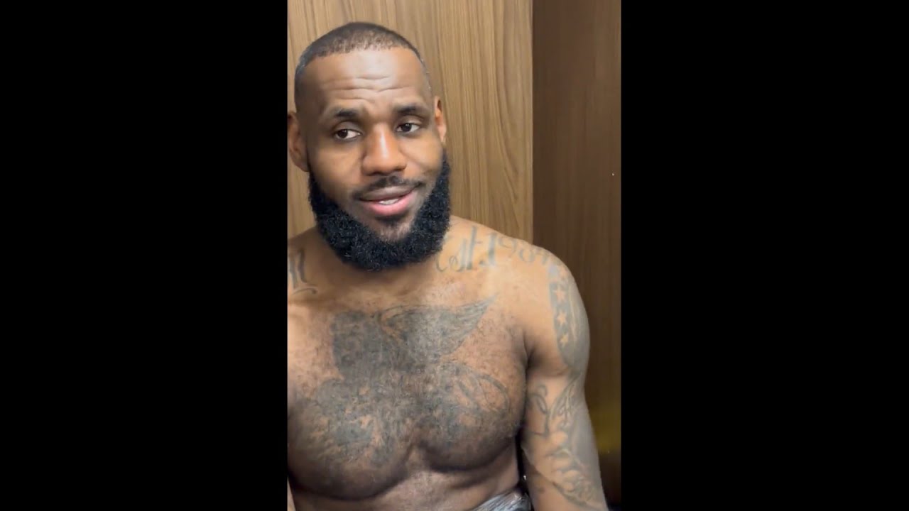 Lakers make goat noises at LeBron James' interview after game ...