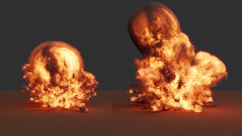 How to Create an Explosion with Blender using the WISP Fire Shader