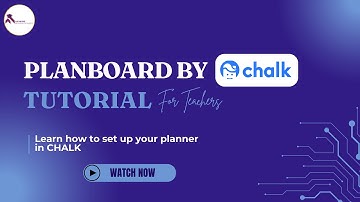 Lesson Planning with Planboard by Chalk