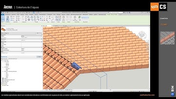 TECNO Cobertura 2 águas | BIM Revit