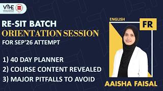 Information ACCA FR English Re-sit Orientation Sep'26 Attempt | How to Pass in Your Next Attempt News