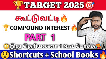 🔥COMPOUND INTEREST💥 PART 1 | Full Basics💯 and Concept | TNPSC RRB SSC | By RUPANRAJ #tnpsc #ssc#rrb