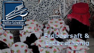 Erdbeersaft Und Erdbeerhonig