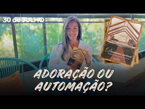 WORSHIP OR AUTOMATION? by Cristiano Abe | DRAWING STORIES Daily Devotional | 07/30/2026