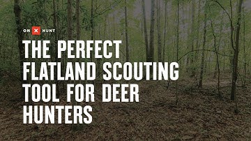 The perfect mapping tool for whitetail scouting on flat terrain