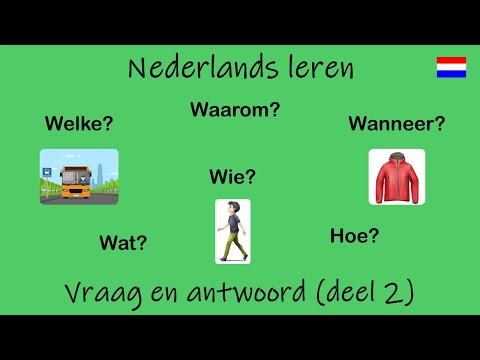 Nederlands leren; Vraag en antwoord (deel 2). (Les 71)