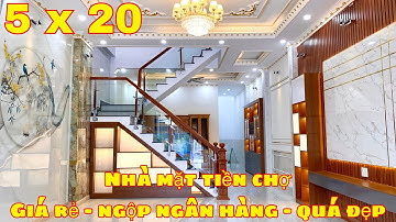 bán nhà bình dương (636) nhà 1 lầu 1 trệt 5 x 20 mặt chợ cần bán gấp