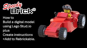 How to make instructions for Lego MOC using Lego Studio and submitting to Rebrickable. #legomoc