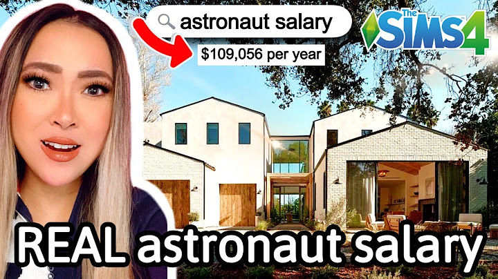 building a house for an astronaut using REAL LIFE salaries in Sims 4: Career build series ep 17