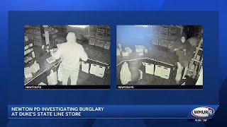 Newton Police Department investigates burglary at Dukes State Line Store