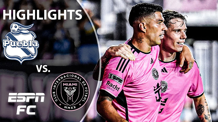 LUIS SUAREZ GOAL 😤 Puebla vs. Inter Miami | Leagues Cup Highlights | ESPN FC