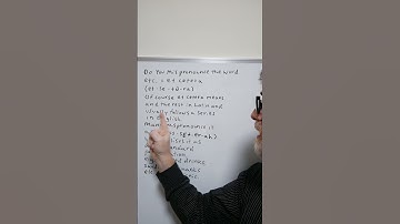 Do You Mispronounce the Abbreviation Etc.? (Et Cetera) Many Do - English Tutor Nick P