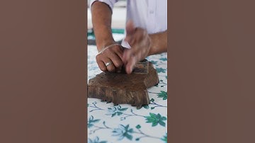 Behind the Scenes ~ Hand Block Printing of Our Newest Collection Geet