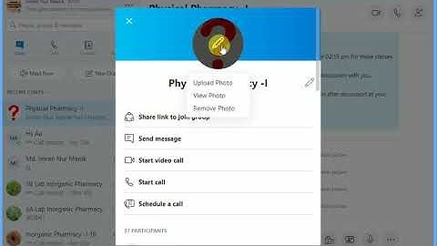 Skype group photo change: How to change Group photo in Skype