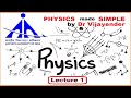 AAI Exam | ATC AO | Physics Made Simple |  Lecture 1 | Dr Vijayender