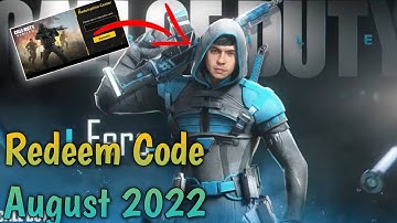 Call Of Duty Mobile Redeem Code august 2022 | Today Redeem Code Codm | New Redeem Code Codm 2022