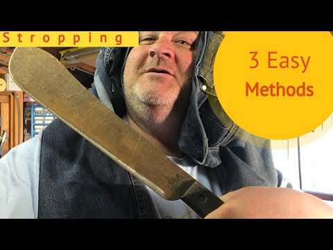 How to: 3 Different Ways to Strop your way to super sharp knives