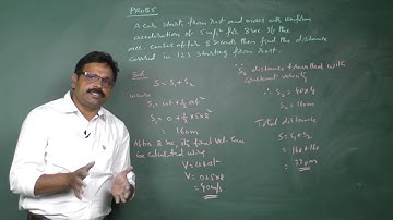 CBSE XI PHYSICS LESSON 10 MOTION IN STRAIGHT LINE PROBLEM 05 PART 21  | BRAINBOX SCHOOL