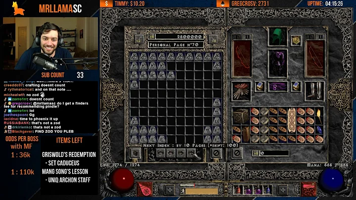 Diablo 2 - Holy Grail Sorc - GG FIND #66! WE FINALLY FIND THE RUNE