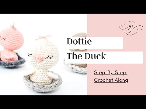 Amigurumi Crochet Animal Tutorial For Beginners | How To Crochet A Duck | Spring Crochet Duck