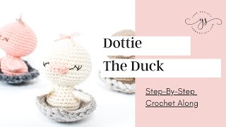 How To Crochet An Amigurumi Duck | Step-By-Step Crochet Along | CROCHET FOR BEGINNERS