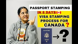HOW TO TRACK PASSPORT STAMPING | HOW MANY DAYS WILL IT TAKE FOR CANADA VISA STAMPING? CANADA
