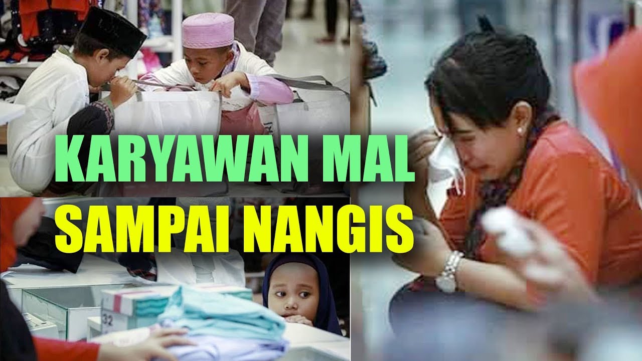 Karyawati Sampai Nangis lihat Ekspresi Anak Yatim Baru Pertama Masuk Mal