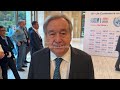 Guterres hopes Israel will allow UN relief agency to supply aid to Gaza after ICJ ruling